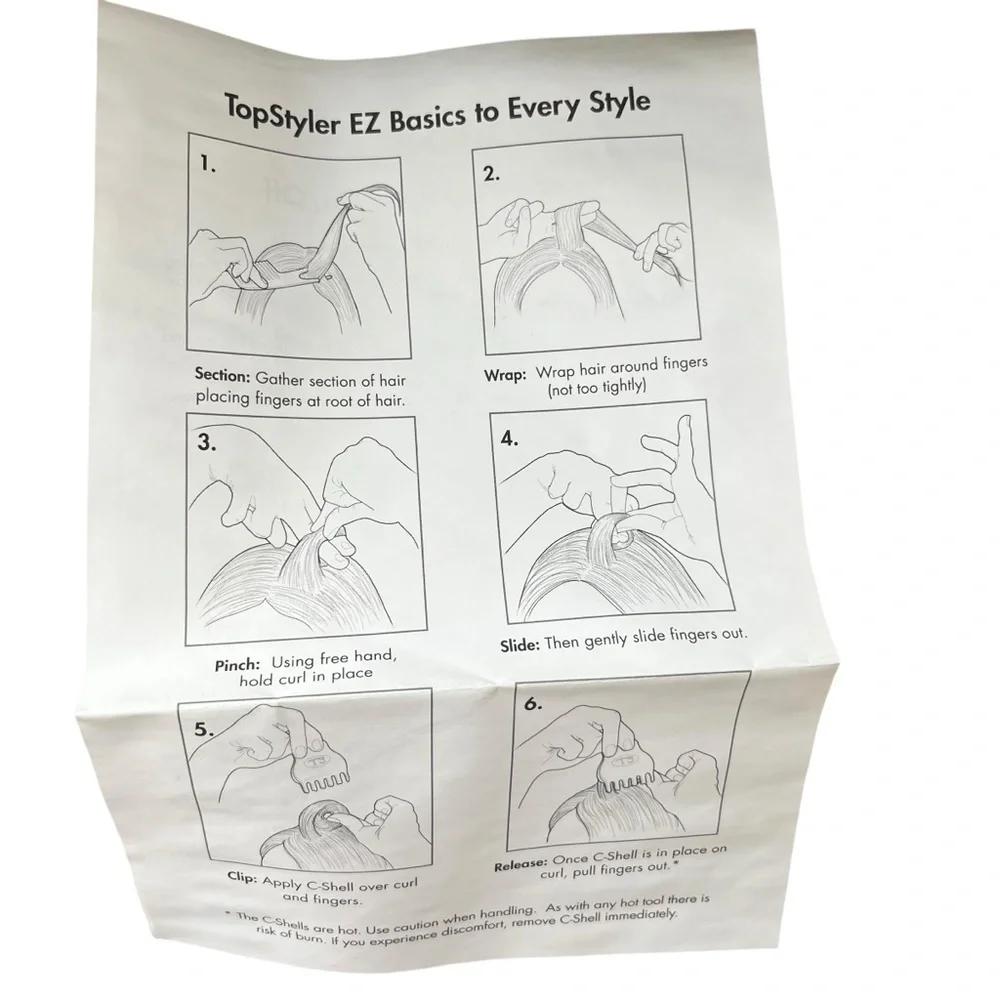 InStyler TopStyler Hair Styling System with Heated Ceramic Shells & Travel Case - Picture 13 of 16